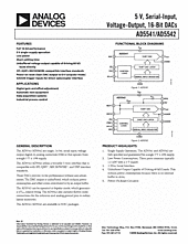 DataSheet AD5542 pdf